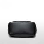 Pleat Style Genuine Leather Shoulder Bag - Image 3