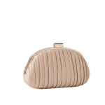 Delicate Pleat Half Moon Clutch Bag - Image 3