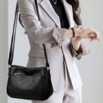 Elegant Embossed Crossbody Bag - Image 4